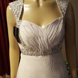 Nwt Womens White Wedding Dress Size Large